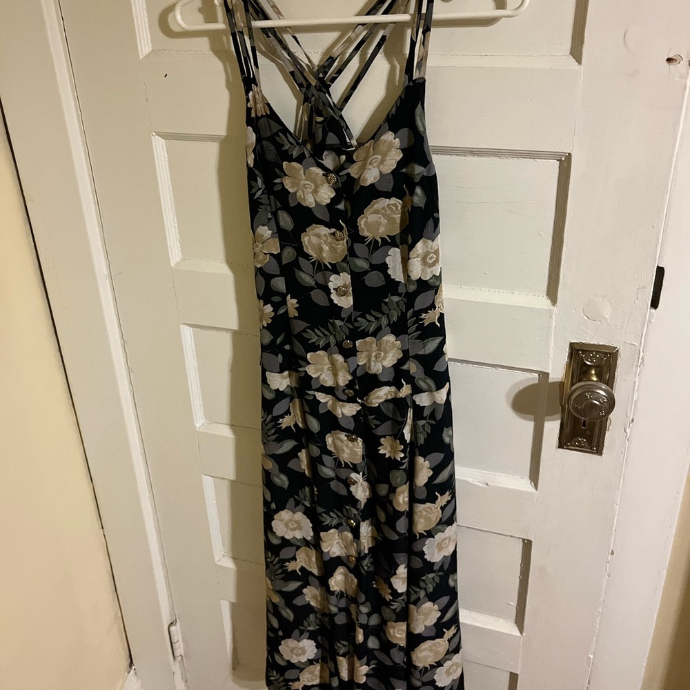 Floral Vintage Maxi Dress
